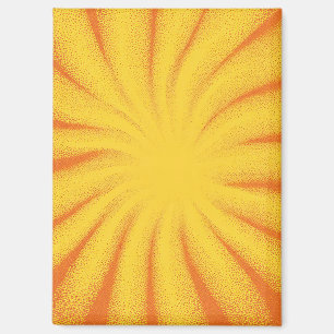 Imán Fondo de explosión de sol amarillo - Textura retro