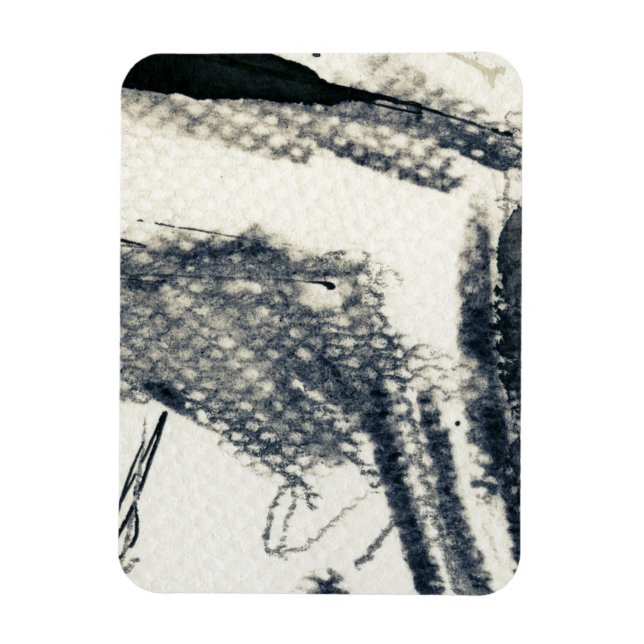 Imán Fondo de grunge abstracto, textura de tinta. 3 (Vertical)