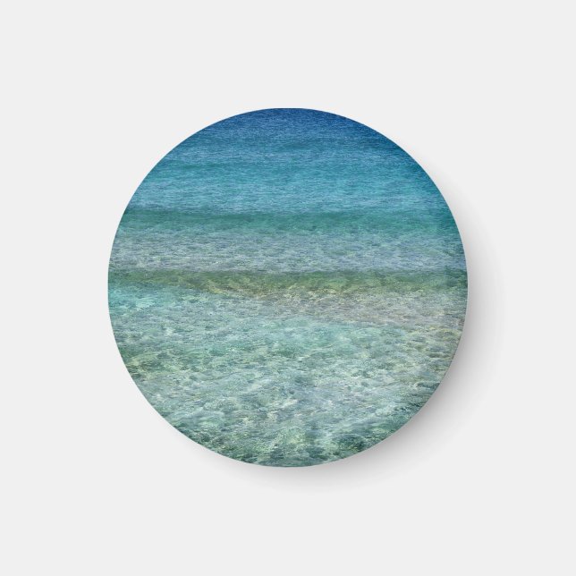 Imán Fondo de la playa abstracta 42 (Frente)