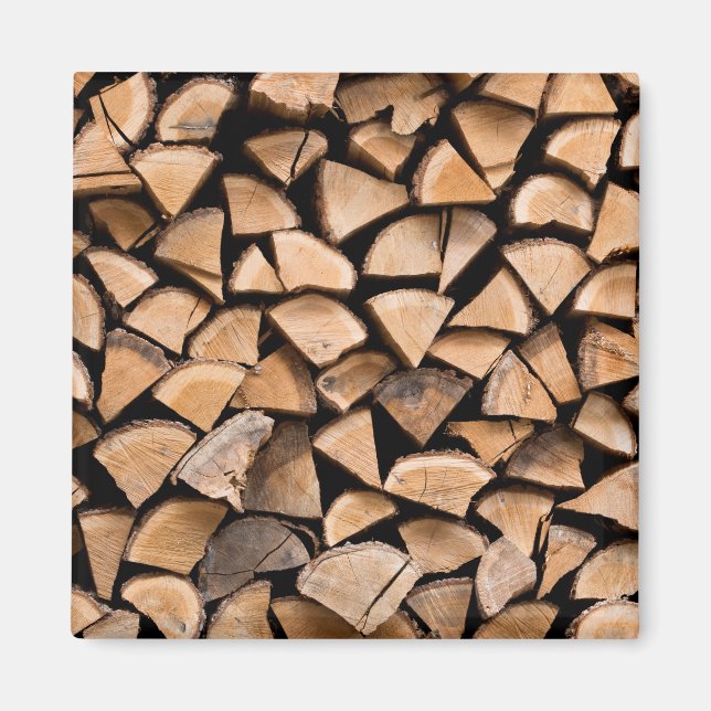 Imán Fondo de madera (Frente)