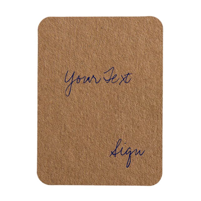 Imán Fondo de papel de Guay con tinta (Vertical)