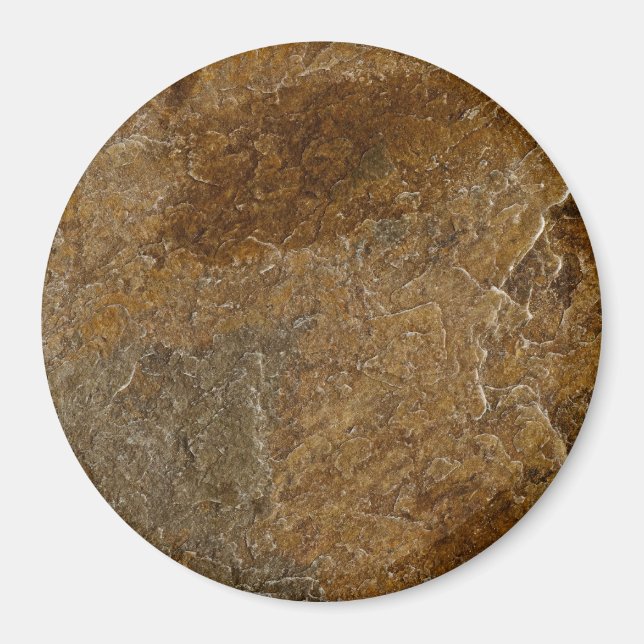 Imán Fondo de piedra de pizarra: plantilla personalizad (Frente)