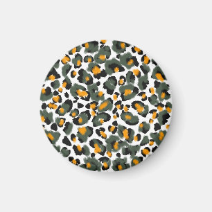 Imán Fondo de textura de impresión de leopardo