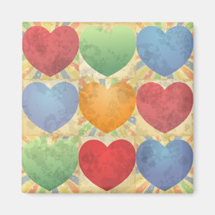 Imán Fondo del corazón