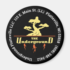 Imán Fondo del logotipo comercial