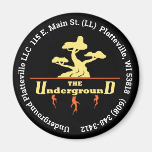 Imán Fondo del logotipo comercial