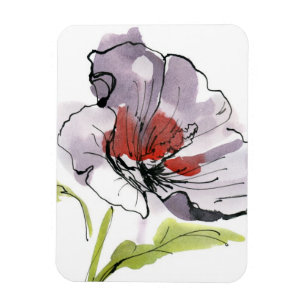 Imán Fondo floral pintado extracto 3