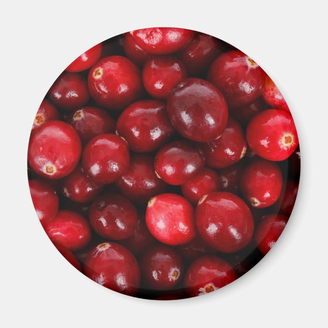 Imán Fondo Fresco de Cranberry (Frente)