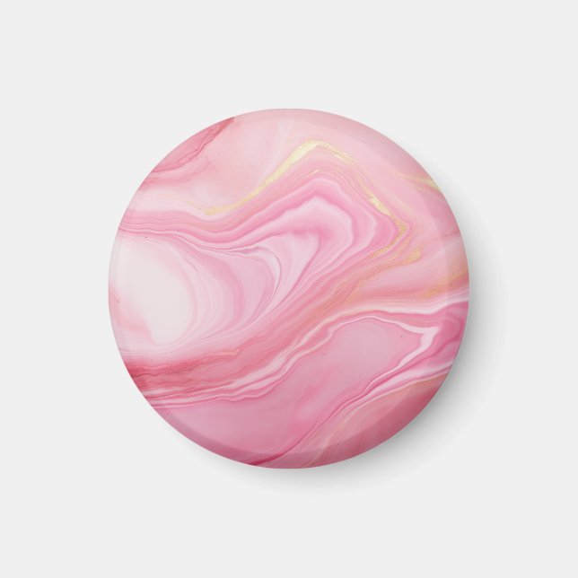 Imán Fondo jaspeado rosa (Frente)