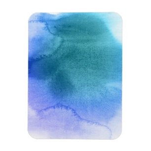 Imán Fondo pintado a mano 12 de la acuarela abstracta