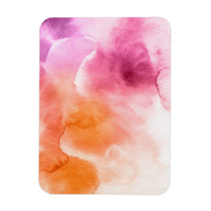 Imán Fondo pintado a mano 3 de la acuarela abstracta