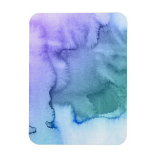 Imán Fondo pintado a mano 6 de la acuarela abstracta