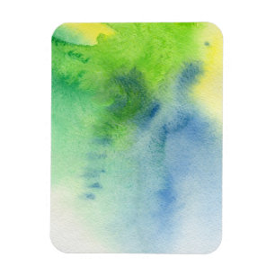 Imán Fondo pintado a mano 8 de la acuarela abstracta