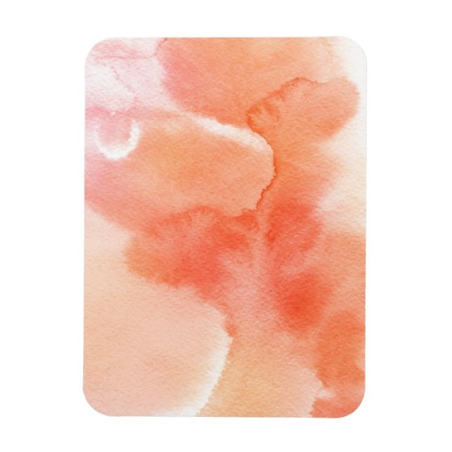 Imán Fondo pintado a mano de acuarela abstracta (Vertical)