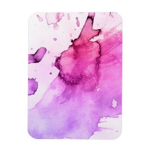 Imán Fondo pintado a mano de acuarela abstracta 5