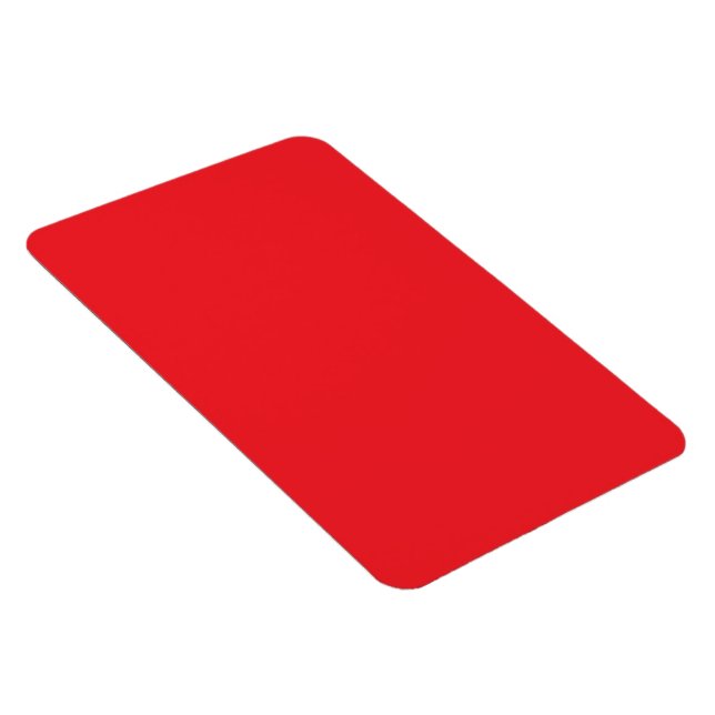 Imán Fondo Rojo Sólido  (Lado Derecho)