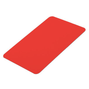Imán Fondo Rojo Sólido y Audaz