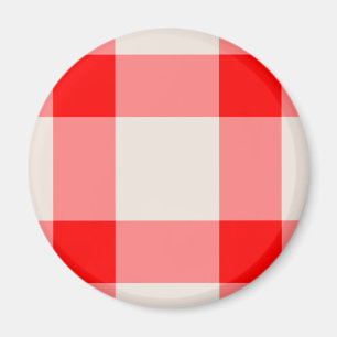 Imán Fondo rojo y blanco