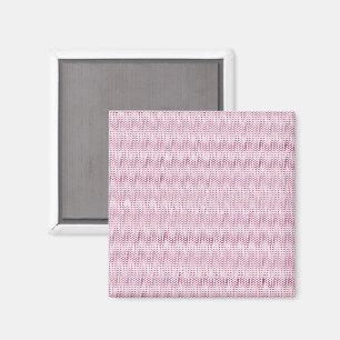 Imán fondo rosa y blanco con líneas onduladas