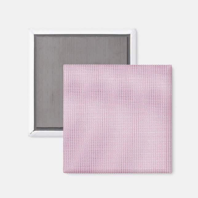 Imán fondo rosa y blanco con líneas onduladas (Anverso/Reverso)
