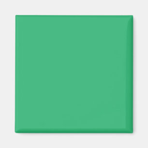 Imán fondo verde con borde blanco