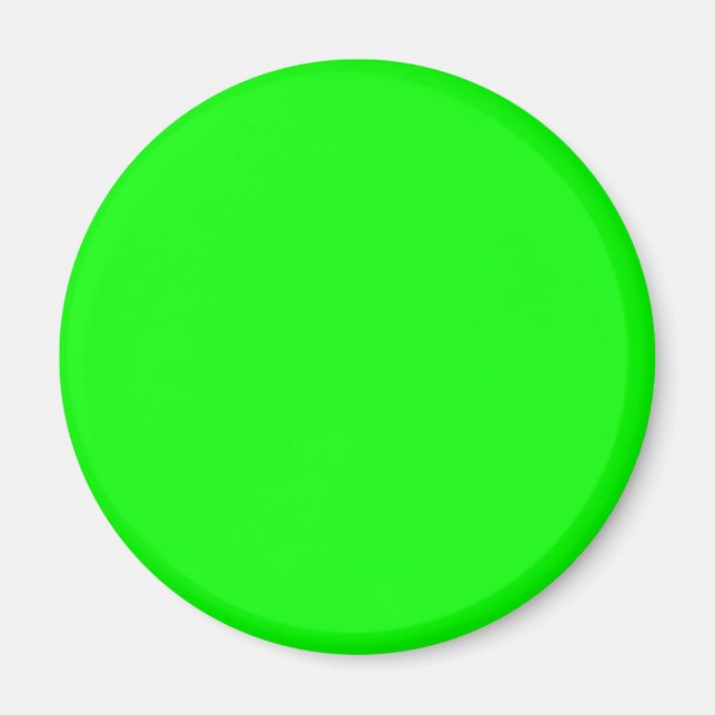 Imán Fondo verde Neon Lime (Frente)