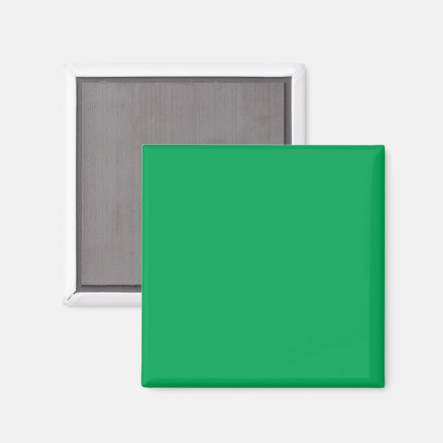 Imán Fondo Verde Sólido  (Anverso/Reverso)