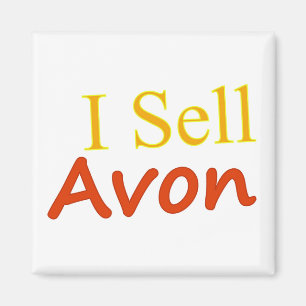 Imán Fondo Yo-Venta-Avon-Blanco