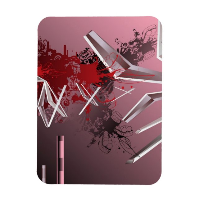 Imán Fondos de diseño (Vertical)