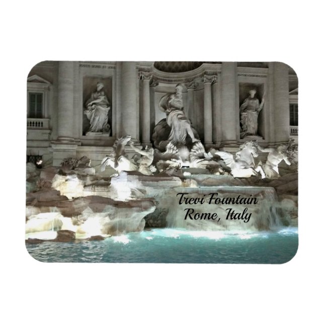 Imán Fontana de Trevi, Roma Italia (Horizontal)
