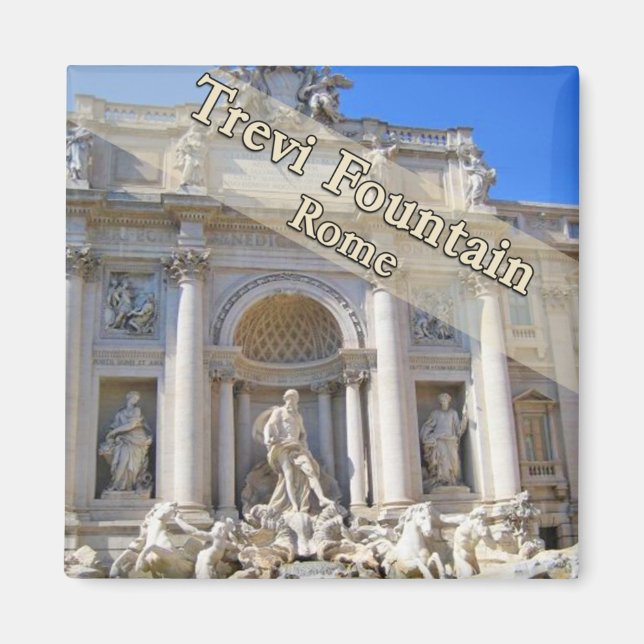 Imán Fontana di Trevi Roma Italia (Frente)