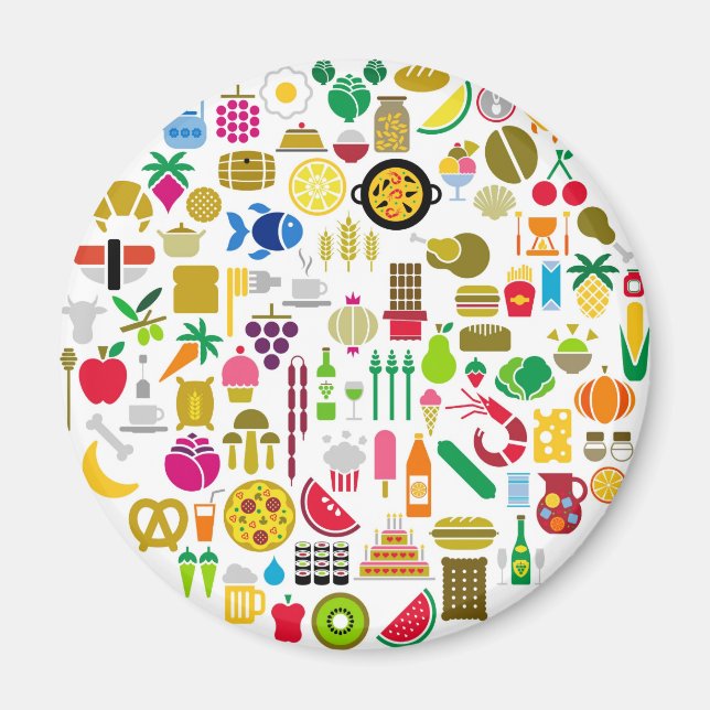 Imán food magnet (Frente)