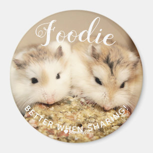 Imán Foodie Cute Robo Pair Hamsters
