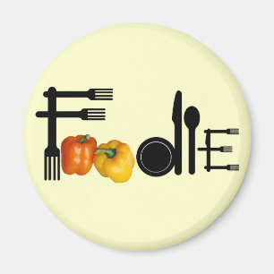 Imán Foodie para el fondo ligero