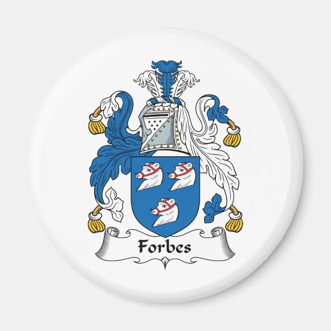 Imán Forbes Family Crest (Frente)