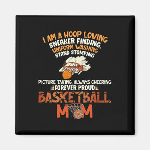 Imán Forever Proud Bysketbyll Mom