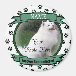 Imán Forever Remembered Dog or Cat Keepsake Memorial