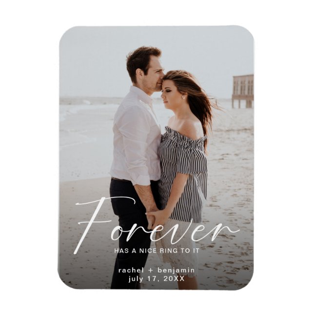 Imán Forever tiene un bonito anillo llamado Photo Engag (Vertical)