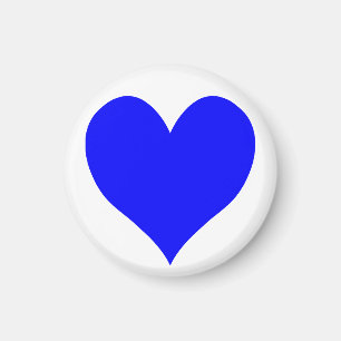 Imán Forma Cute Blue Heart