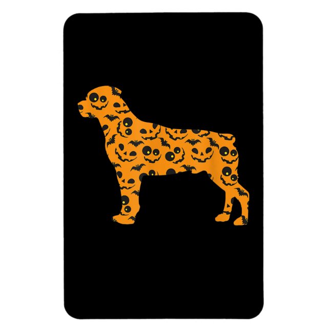 Imán forma de murciélago de calabaza de rottweiler hall (Vertical)