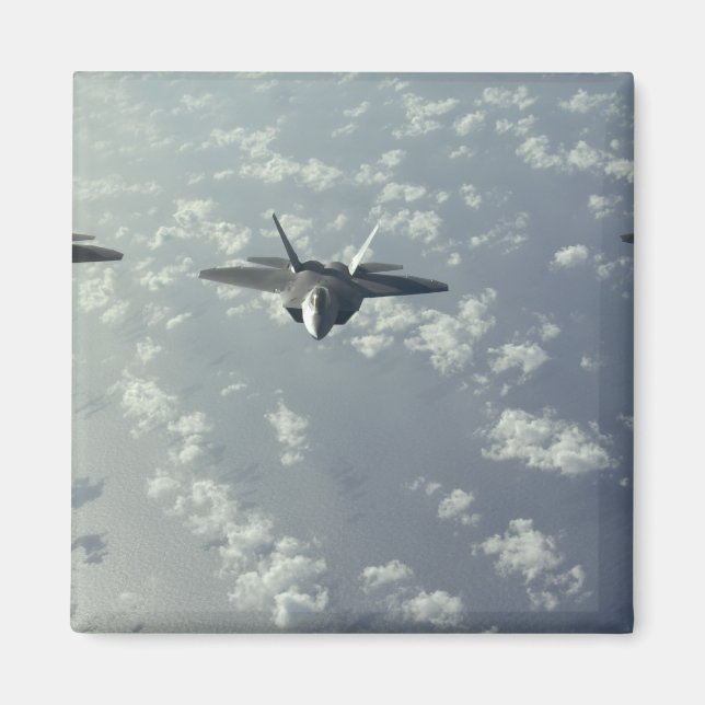 Imán Formación de tres buques de Raptores F-22 (Frente)