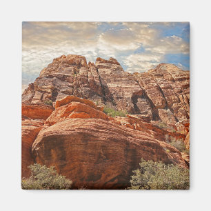 Imán formación rocosa del Cañón Red Rock en Las Vegas N