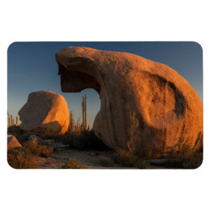 Imán Formaciones de roca al atardecer