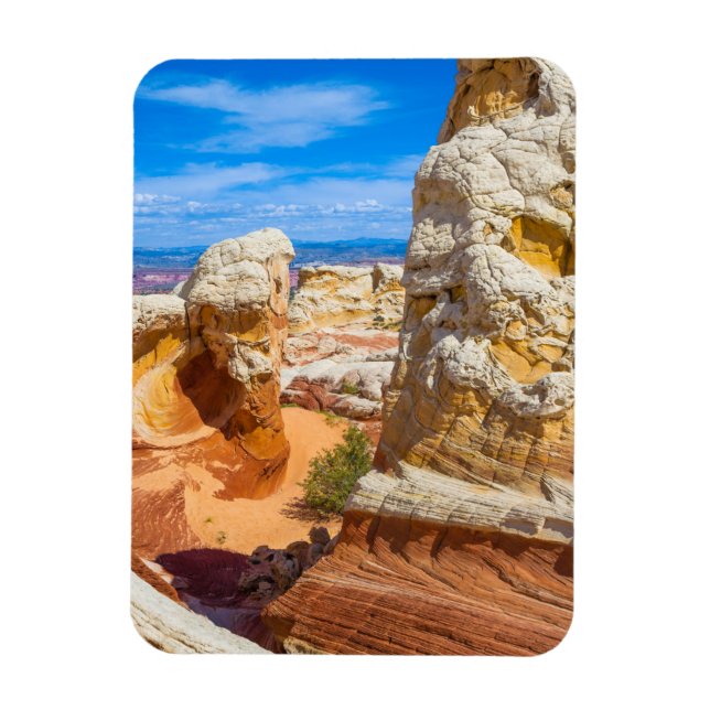 Imán Formaciones de roca del acantilado Vermilion (Vertical)