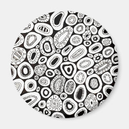 Imán Formas abstractas y aleatorias de manchas