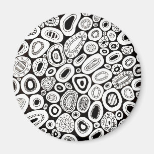 Imán Formas abstractas y aleatorias de manchas