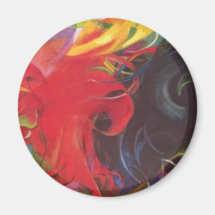 Imán Formas de lucha de Franz Marc, Bella Artes de époc