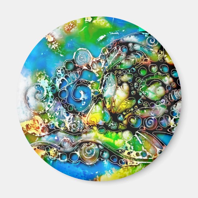 Imán Formas De Vida - Art. 7 Neurográfico (Frente)