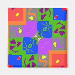 Imán Formas del estilo de Matisse