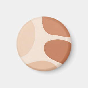 Imán Formas orgánicas abstractas neutrales Boho minimal